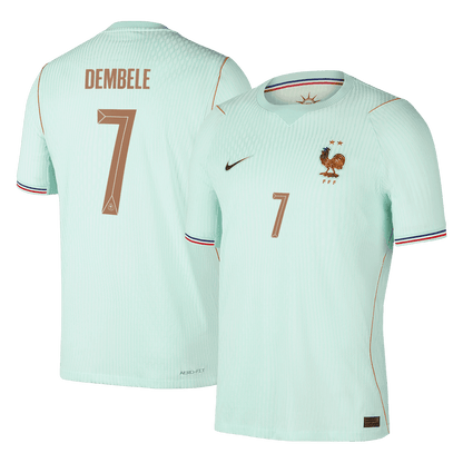 Camiseta Auténtica Dembele #7 Francia 2026 Segunda Equipación Copa del Mundo - Versión Jugador