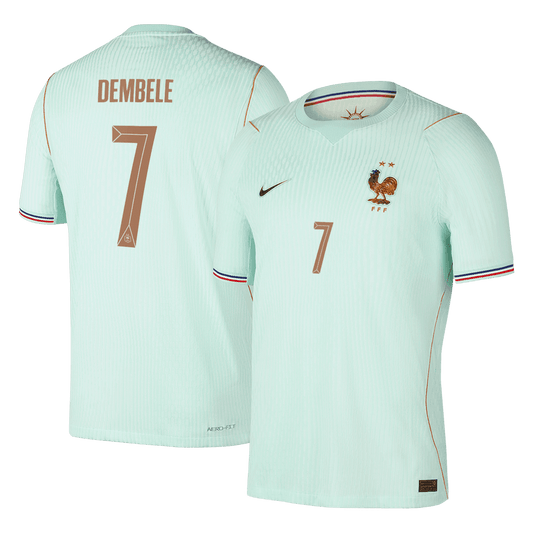 Camiseta Auténtica Dembele #7 Francia 2026 Segunda Equipación Copa del Mundo - Versión Jugador