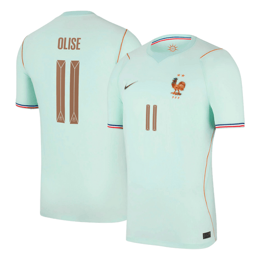 Camiseta Olise #11 Francia 2026 Segunda Equipación Copa del Mundo - Versión Hincha