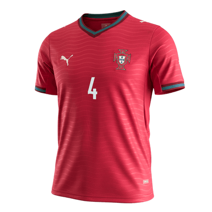 Camiseta RÚBEN DIAS #4 Portugal 2026 Primera Equipación Copa del Mundo - Versión Hincha