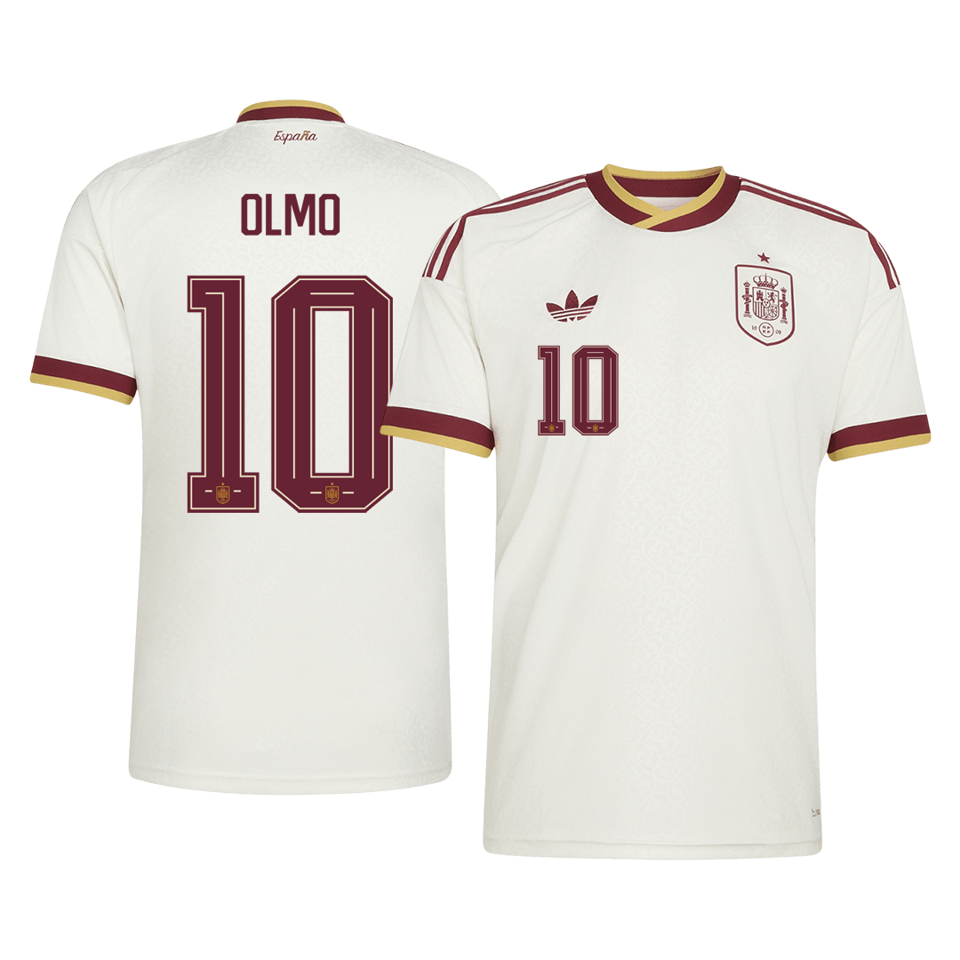 Camiseta OLMO #10 Spain 2026 Segunda Equipación Copa del Mundo - Versión Hincha