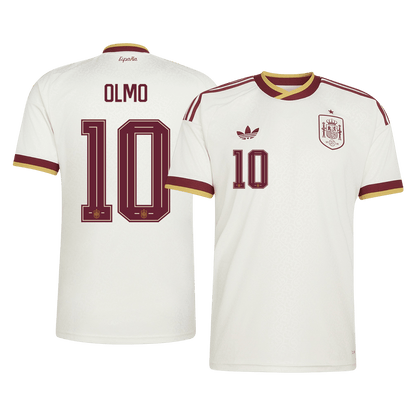 Camiseta OLMO #10 Spain 2026 Segunda Equipación Copa del Mundo - Versión Hincha