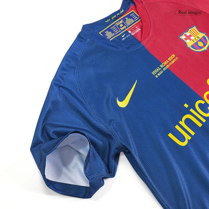 UCL Camiseta Retro 2008/09 Barcelona Primera Equipación