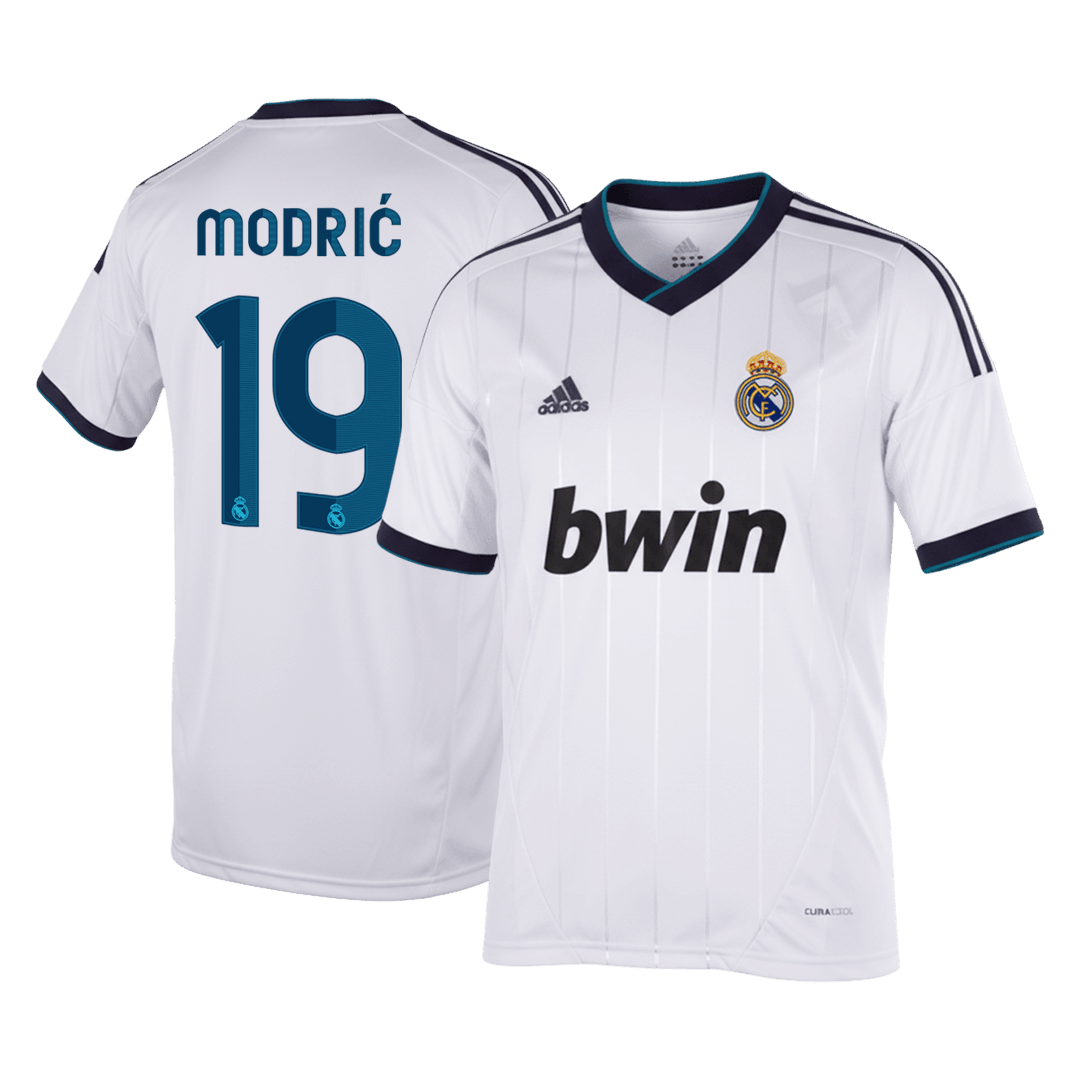 Retro 2012/13 MODRIĆ #19 Real Madrid Primera Equipación