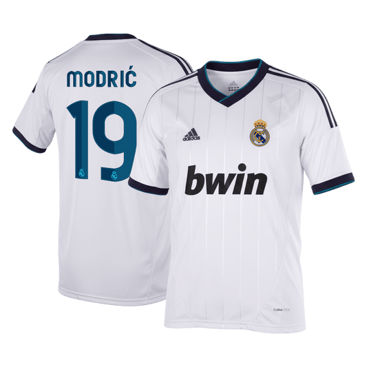 Retro 2012/13 Modrić #19 Real Madrid Primera Equipación