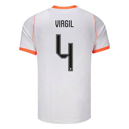 Camiseta VIRGIL #4 Netherlands 2026 Segunda Equipación Copa del Mundo - Versión Hincha