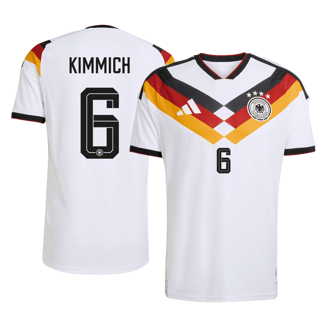 Camiseta Auténtica Kimmich #6 Alemania 2026 Primera Equipación Copa del Mundo - Versión Jugador