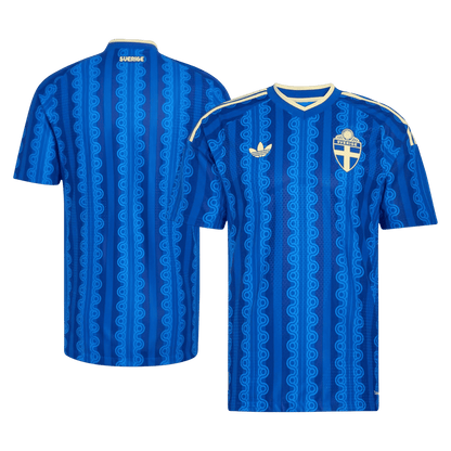 Camiseta Auténtica Sweden 2026 Segunda Equipación Copa del Mundo -Versión Jugador