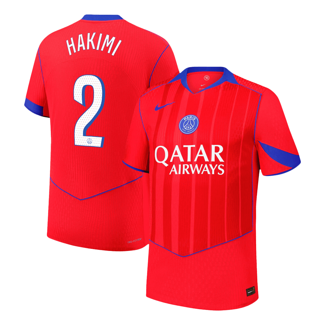 Camiseta Auténtica Hakimi #2 PSG 2025/26 Tercera Equipación - Versión Jugador