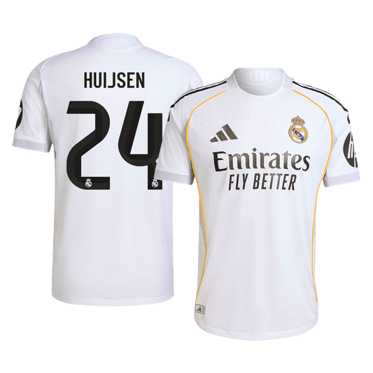 Camiseta Auténtica HUIJSEN #24 Real Madrid 2025/26 Primera Equipación-Versión Jugador