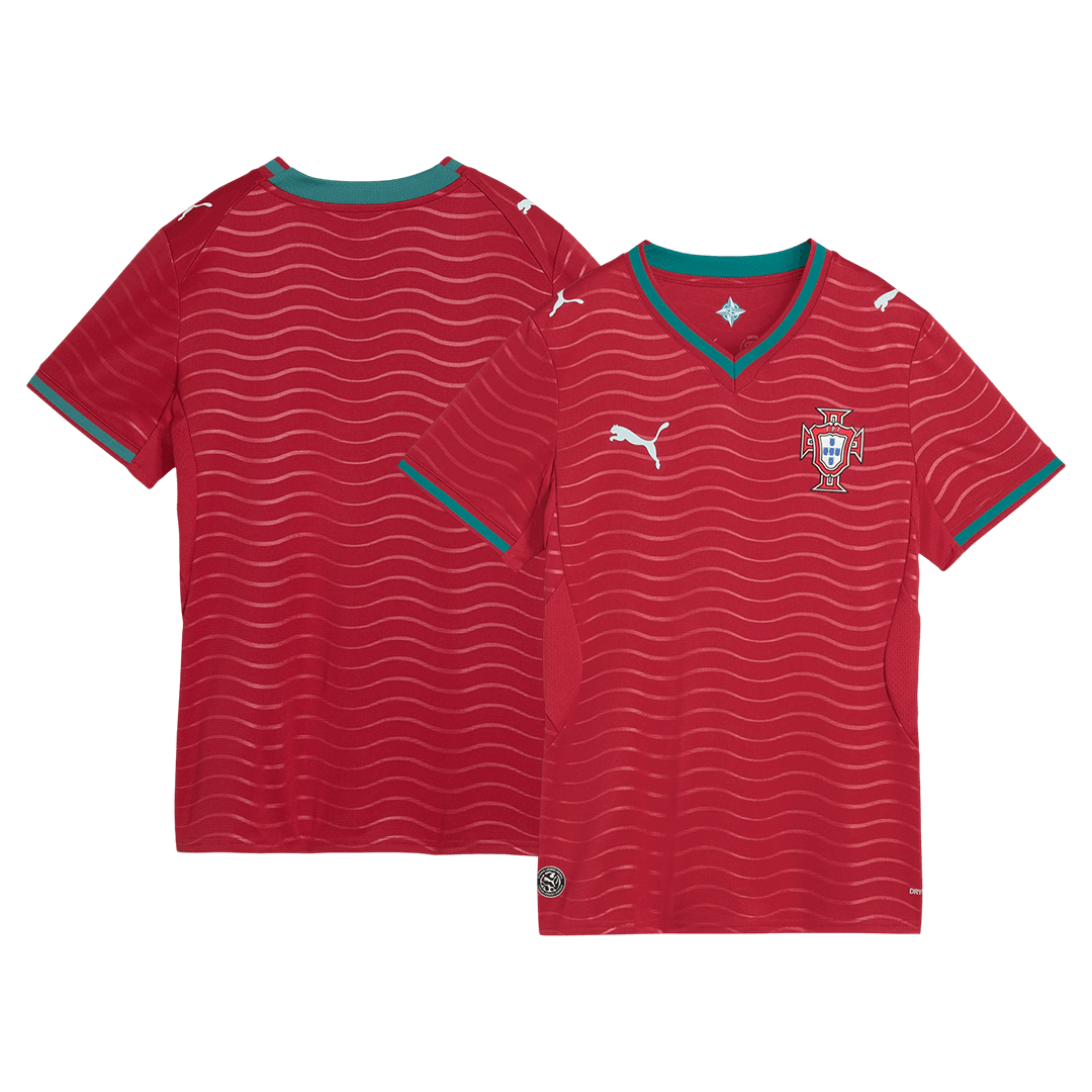Camiseta Mujer Portugal 2026 Primera Equipación Copa del Mundo Local