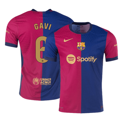 Camiseta GAVI #6 Barcelona 2024/25 Primera Equipación - Versión Jugador