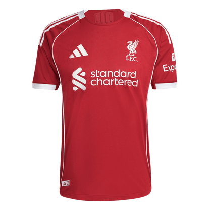 Camiseta Auténtica GAKPO #18 Liverpool 2025/26 Primera Equipación -Versión Jugador