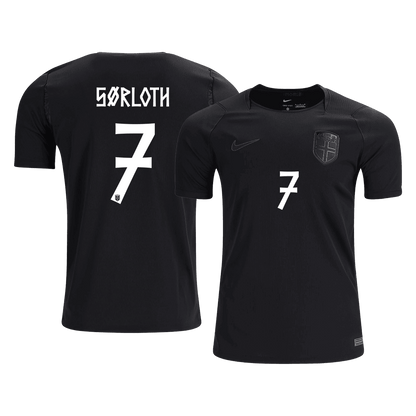 Camiseta SØRLOTH #7 Norway 2026 Segunda Equipación Copa del Mundo - Versión Hincha
