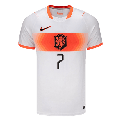 Camiseta XAVI #7 Netherlands 2026 Segunda Equipación Copa del Mundo - Versión Hincha