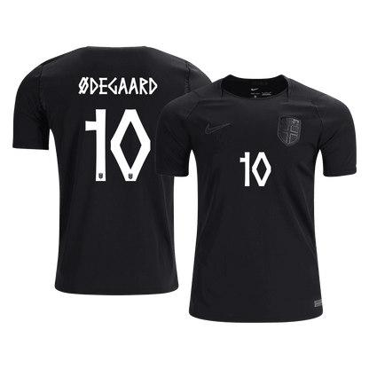 Camiseta ØDEGAARD #10 Norway 2026 Segunda Equipación Copa del Mundo - Versión Hincha