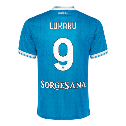 Camiseta LUKAKU #9 Napoli 2025/26 Primera Equipación-Versión Hincha
