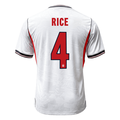 Camiseta Auténtica Rice #4 Inglaterra 2026 Primera Equipación Copa del Mundo - Versión Jugador - Vista 8