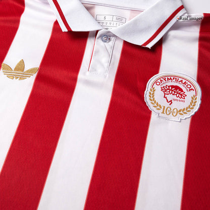 Camiseta Olympiakos Aniversario de 100 Años 2024/25 Hombre - Versión Hincha