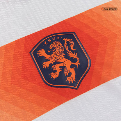 Camiseta Auténtica F.DE JONG #21 Netherlands 2026 Segunda Equipación Copa del Mundo -Versión Jugador