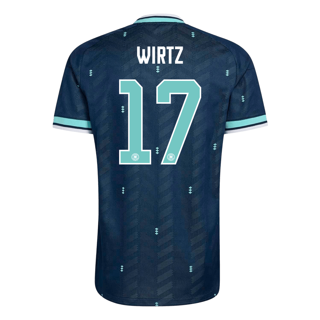 Camiseta Auténtica WIRTZ #17 Germany 2026 Segunda Equipación Copa del Mundo -Versión Jugador