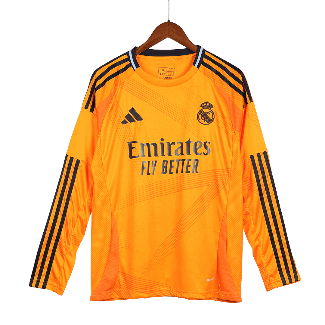Camiseta Real Madrid 2024/25 Segunda Equipación Manga Larga - Versión Hincha