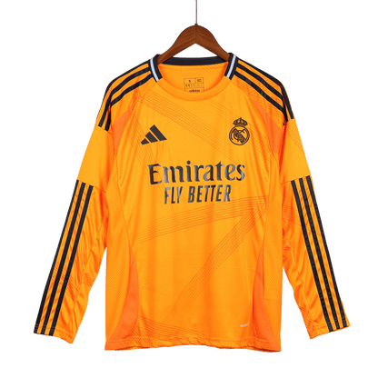Camiseta Real Madrid 2024/25 Segunda Equipación Manga Larga - Versión Hincha
