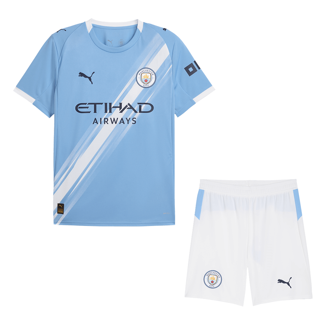 Conjunto Manchester City 2025/26 Primera Equipación Hombre Calidad Premium
