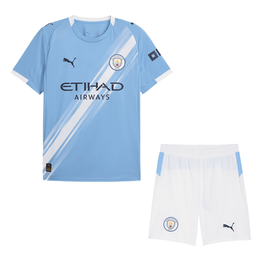Conjunto Manchester City 2025/26 Primera Equipación Hombre Calidad Premium