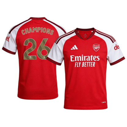 Camiseta Champions #26 Arsenal 2026/27 Primera Equipación - Versión Hincha