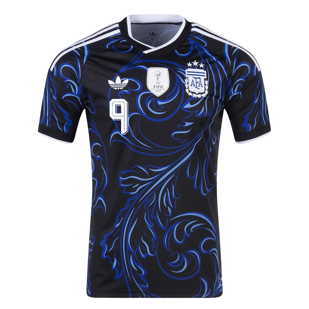 Camiseta J. ÁLVAREZ #9 Argentina 2026 Segunda Equipación Copa del Mundo - Versión Hincha