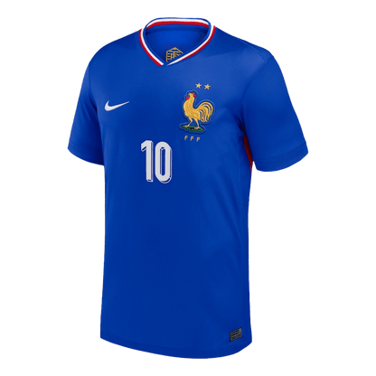 Camiseta MBAPPE #10 Francia Euro 2024 Primera Equipación Hombre-Versión Hincha