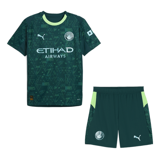 Conjunto Manchester City 2025/26 Cuarta Equipación