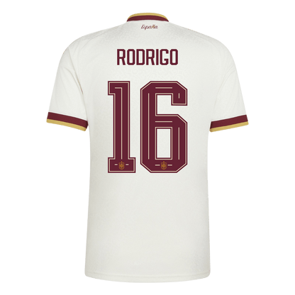 Camiseta RODRIGO #16 Spain 2026 Segunda Equipación Copa del Mundo - Versión Hincha