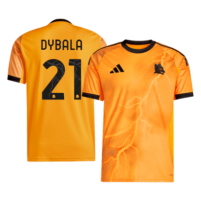 Camiseta Dybala #21 Roma 2025/26 Segunda Equipación - Versión Hincha