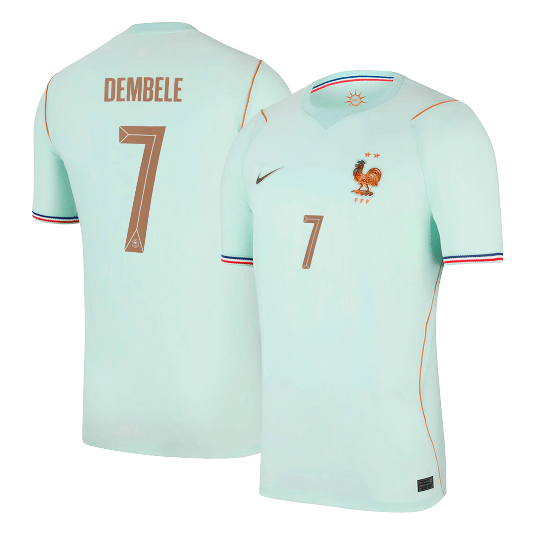 Camiseta Dembele #7 Francia 2026 Segunda Equipación Copa del Mundo - Versión Hincha