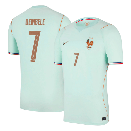 Camiseta Dembele #7 Francia 2026 Segunda Equipación Copa del Mundo - Versión Hincha