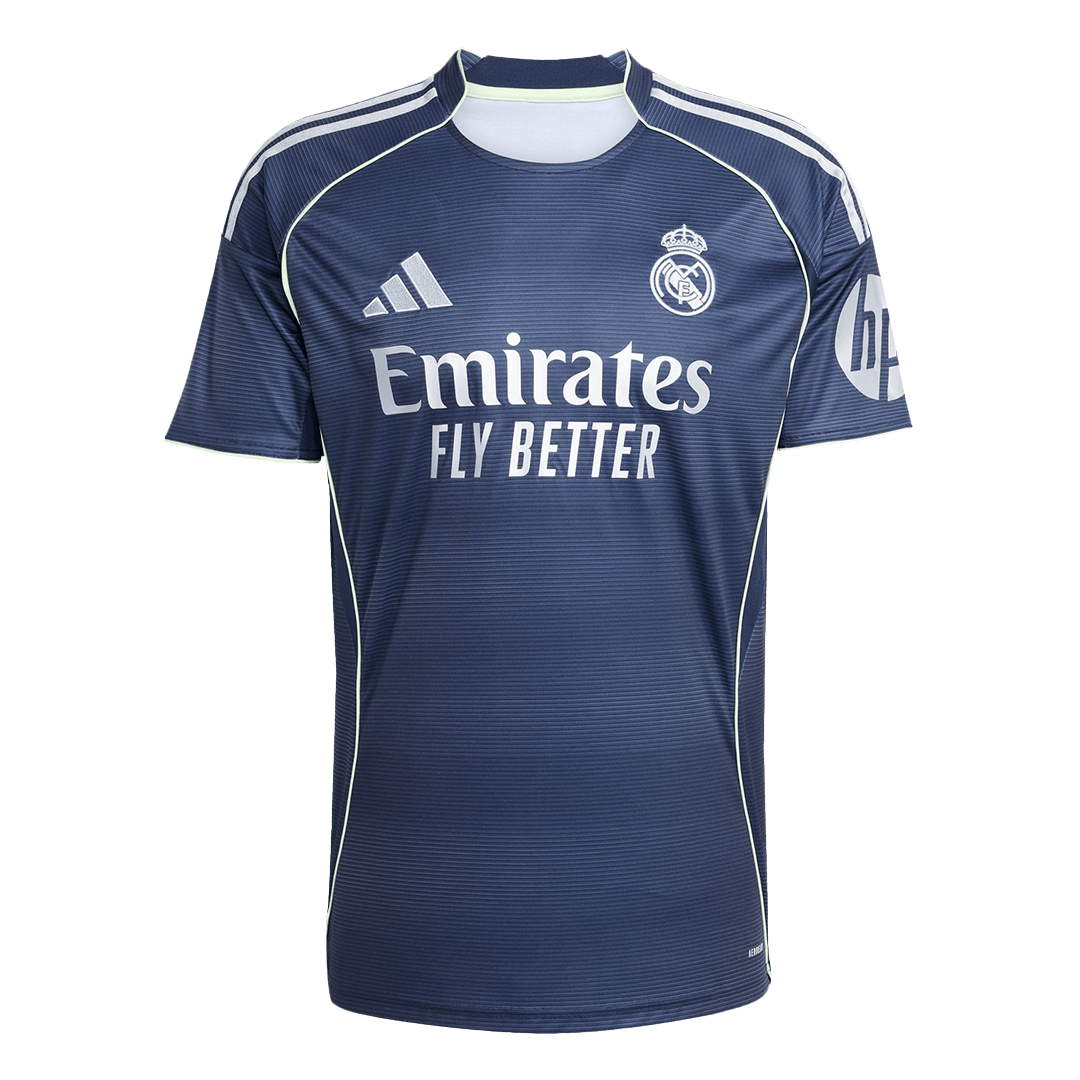 Calidad Premium Camiseta Real Madrid 2025/26 Segunda Equipación-Versión Hincha