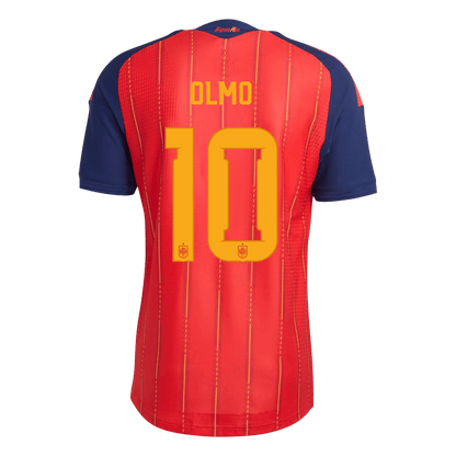 Camiseta Auténtica OLMO #10 Spain 2026 Primera Equipación Copa del Mundo -Versión Jugador