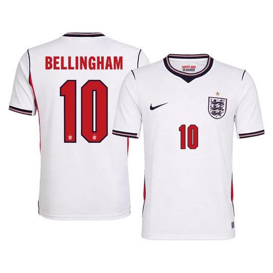 Camiseta Bellingham #10 Inglaterra 2026 Primera Equipación Copa del Mundo - Versión Hincha