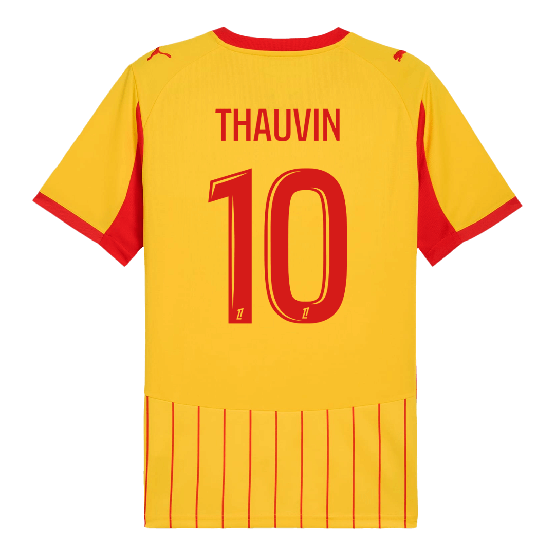 Camiseta THAUVIN #10 RC Lens 2025/26 Primera Equipación - Versión Hincha