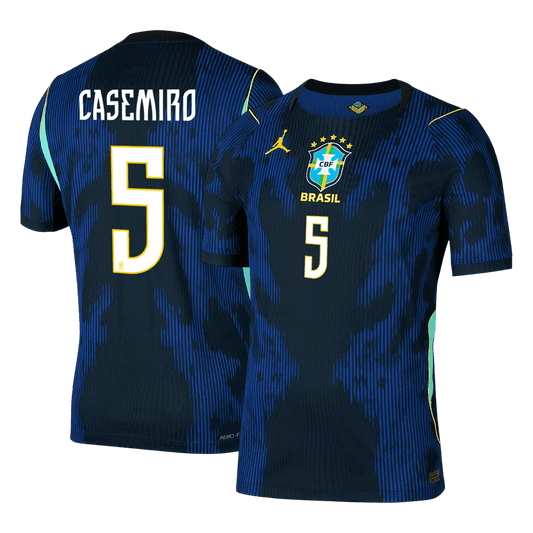 Camiseta Auténtica Casemiro #5 Brasil 2026 Segunda Equipación Copa del Mundo - Versión Jugador