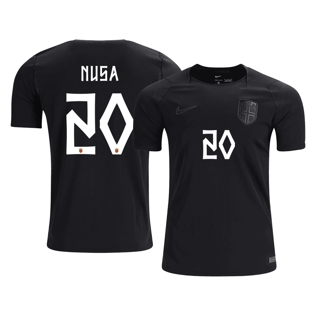 Camiseta Nusa #20 Noruega 2026 Segunda Equipación Copa del Mundo - Versión Hincha