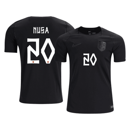 Camiseta Nusa #20 Noruega 2026 Segunda Equipación Copa del Mundo - Versión Hincha