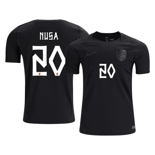 Camiseta Nusa #20 Noruega 2026 Segunda Equipación Copa del Mundo - Versión Hincha