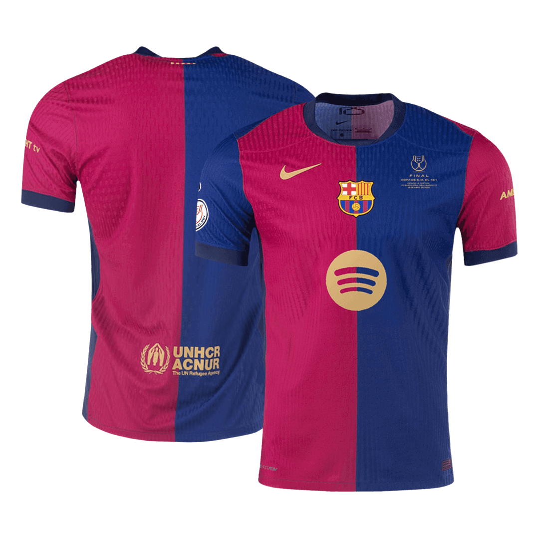 Camiseta Barcelona Copa del Rey Final 2024/25 Home Local Hombre - Versión Jugador