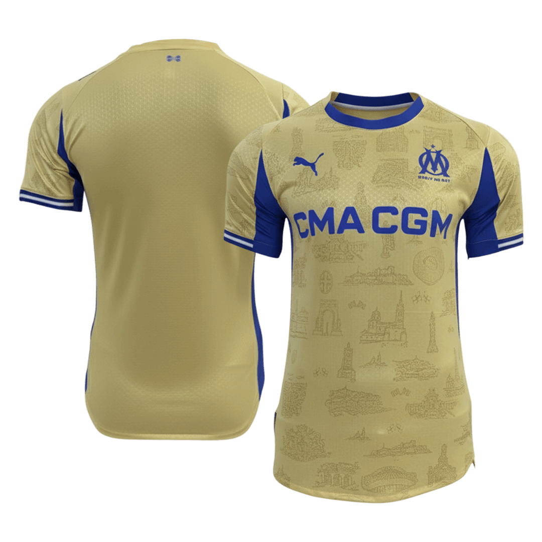 Camiseta Auténtica Marseille 2025/26 Cuarta Equipación - Versión Jugador
