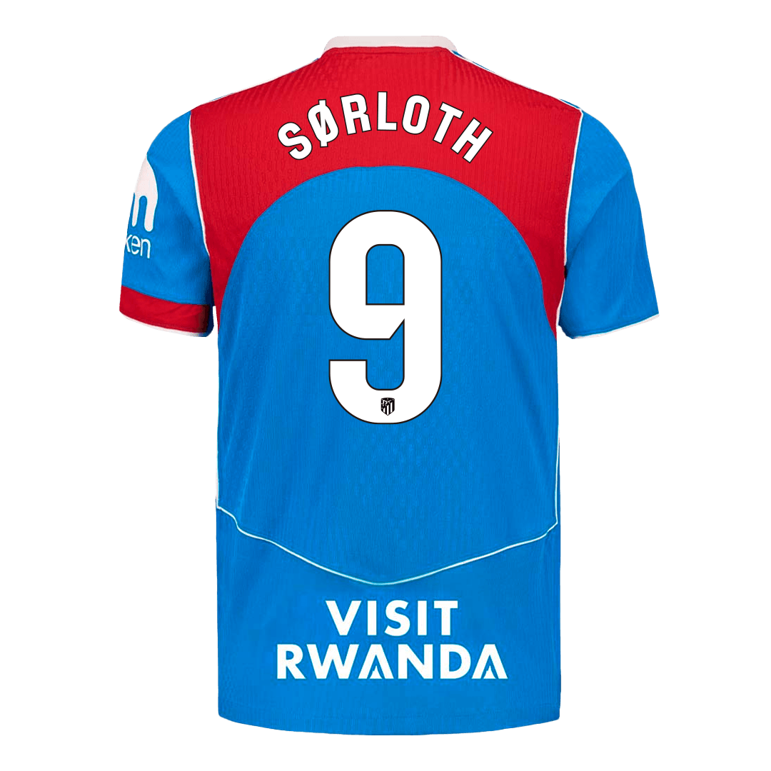 Camiseta Auténtica Sørloth #9 Atletico Madrid 2025/26 Tercera Equipación - Versión Jugador - imagen 12