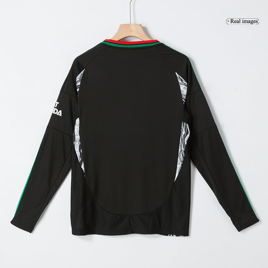 Camiseta Manga Larga Arsenal 2024/25 Segunda Equipación Hombre-Versión Hincha