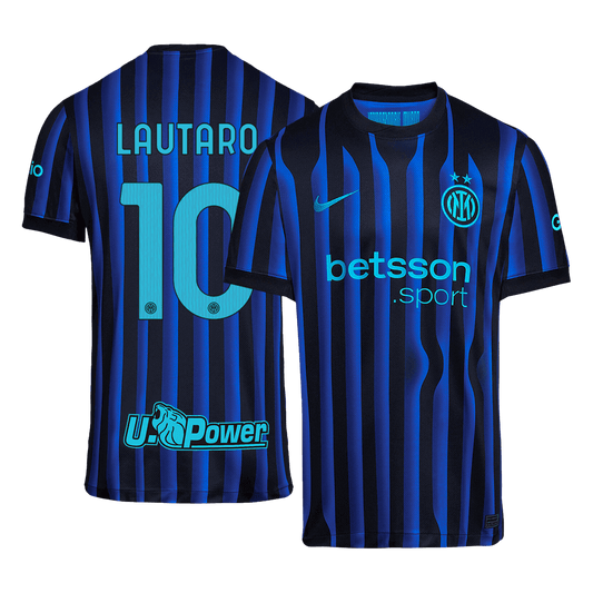 Camiseta LAUTARO #10 Inter de Milán 2025/26 Primera Equipación-Versión Hincha
